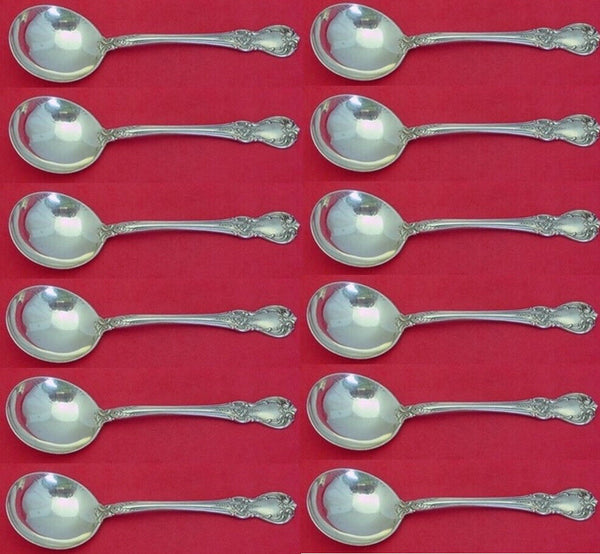 Old Master by Towle Sterling Silver Cream Soup Spoons 6 1/4" Set of 12