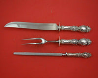 Lucerne by Wallace Sterling Silver Roast Carving Set 3pc HH WS Serving Heirloom