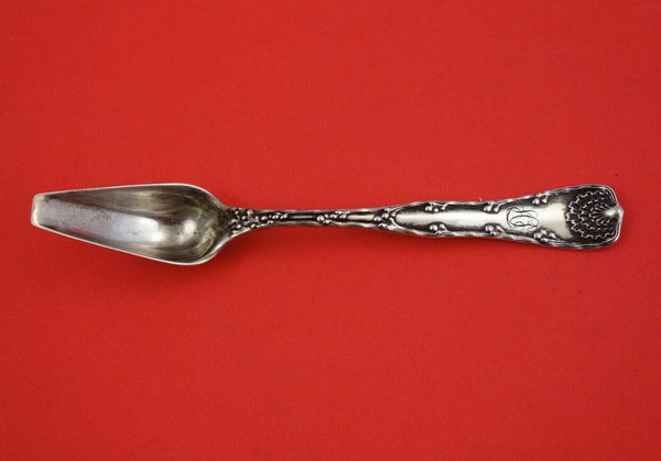 Lap Over Edge Acid Etched by Tiffany Sterling Pap Spoon angular bowl 5 3/4"