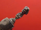 Bust by Gorham Sterling Silver Ice Spoon w/3D Bust on Cube PCD w/ Lotus BC
