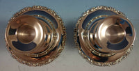 Luella Mexican Mexico Sterling Silver Candlestick Pair 2 1/8" x 4" (#2120)
