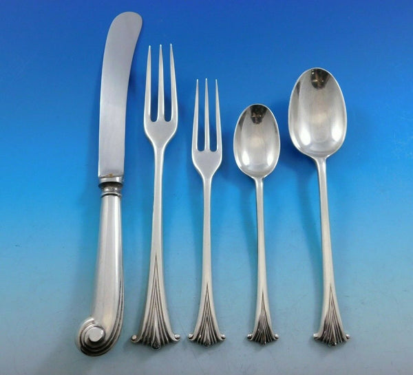 Onslow by James Robinson Sterling Silver Flatware Dinner Service Set 20 pieces