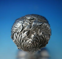 Chrysanthemum by Shiebler Sterling Silver Liquor Bottle #2319 7.3 ozt. (#5482)
