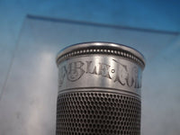 Sterling Silver Jigger / Shot Glass Engraved Only A Thimble Full (#6592)