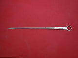 English Georgian Sterling Silver Skewer engraved griffin and crown 1827 12"