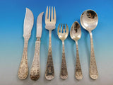 Sheraton by Mount Vernon Sterling Silver Flatware Set Fitted Chest 243 Pc R Mono