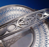 Number 26 by Durgin Sterling Silver Pastry Plate / Cookie Plate w/Handle (#3280)