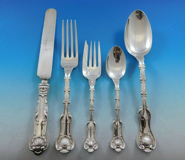 Imperial Queen by Whiting Sterling Silver Flatware Set 12 Service 60 pcs Dinner