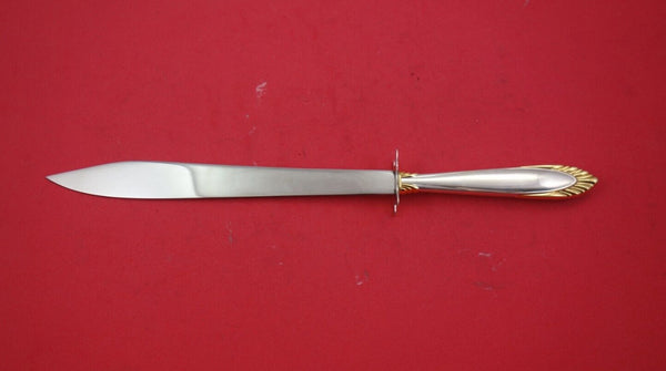 Soleil Gold By Lunt Sterling Silver Steak Carving Knife 12" Vintage Flatware