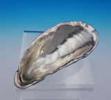 Gorham Sterling Silver Almond Dish Oyster Shaped Applied Sand #1990 Heavy #3655