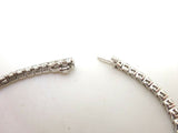 14k White Gold 4.5ct Genuine Natural Diamond Tennis Bracelet (#J3693)