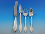 Chatham Hammered by Durgin Sterling Silver Flatware Service for 8 Set 43 pieces