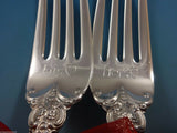 Sterling Silver His & Hers Cake Forks Grande Baroque Wedding Decorations Favors