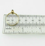 Victorian 10k Yellow Gold Genuine Natural Bohemian Three Garnet Ring (#J4518)
