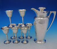 Antique by Wallace Sterling Silver Nine Piece Martini Set Vintage (#4495)