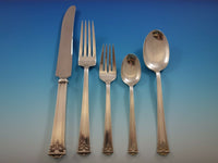 Trianon by International Sterling Silver Flatware Set Dinner Service 44 Pieces