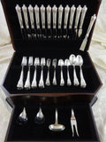 Rosenborg by A. Michelsen Sterling Silver Flatware Set Service Dinner Size 77 Pc