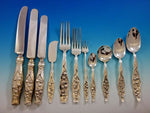 Lily of the Valley by Whiting Sterling Silver Flatware Set Dinner Service 136 Pc