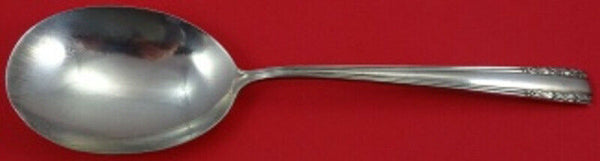 Chapel Bells by Alvin Sterling Silver Berry Spoon 8 7/8" Serving Vintage