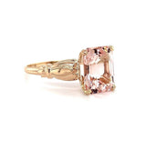 10k Rose Gold 2.15ct Genuine Natural Morganite Ring Jewelry (#J5741)