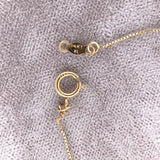 10k Yellow Gold Vintage Locket Engraved with Flowers (#J5408)