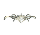 Sterling Horse Pin with Riding Crop and Bit (#J5484)