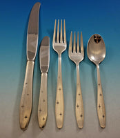 Dawn Star by Wallace Sterling Silver Flatware Set for 12 Service 62 pieces