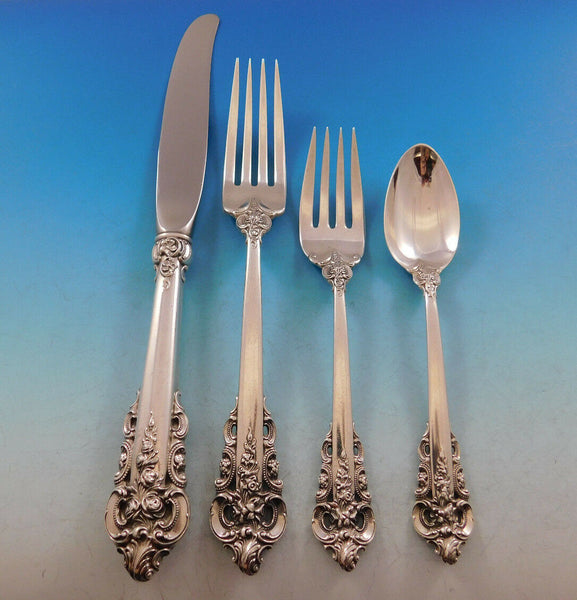 Grande Baroque by Wallace Sterling Silver Dinner Size 4-pc Place Setting