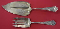 Cleopatra by Schulz & Fischer Sterling Silver Fish Serving Set 2pc GW BC