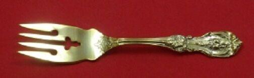 Francis I Vermeil By Reed and Barton New Script Mark Sterling Salad Fork 6 1/8"