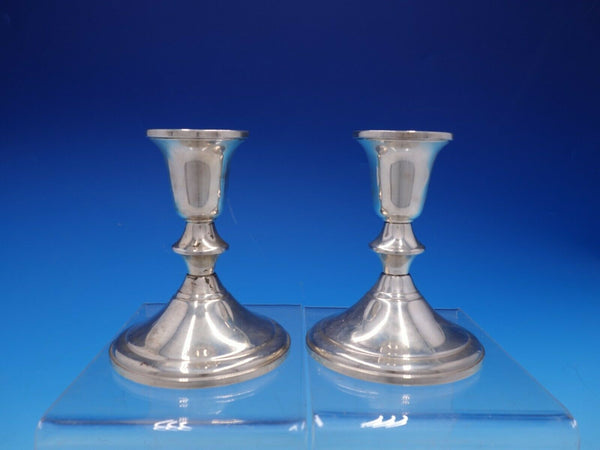 Craftsman by Towle Weighted Sterling Silver Pair of Candlestick Holders (#4274)