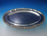 Paul Storr English Georgian Sterling Silver Platter Gadroon Acanthus Leaf #5106
