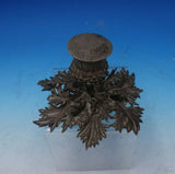 Thistle by Charles Thomas Fox and George Fox Sterling Silver Inkwell (#5274)