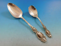 Lucerne by Wallace Sterling Silver Flatware Set Service 47 Pieces R Monogram
