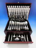 English King by Tiffany & Co Sterling Silver Flatware Set Service 101 pcs Dinner