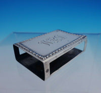 Currier and Roby Sterling Silver Matchbox Cover with "WLD" Monogram #90 (#3225)