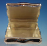 Buccellati Italian Sterling Silver Jewelry Box with Etched Cross (#2136)