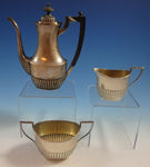 Whiting Sterling Silver Demitasse Set 3pc #4789 (#1345)