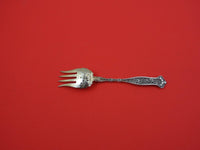 Dresden by Whiting Sterling Silver Beef Fork gold wash 5 7/8"
