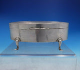 Charles S. Green English Sterling Silver Jewelry Box with Red Velvet Pad (#4061)