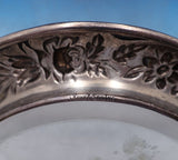 Repousse by Kirk Sterling Silver Cut Crystal Champagne Coaster 6 1/4" (#7411)