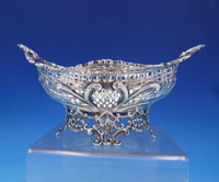 William Comyns English Victorian Sterling Silver Bowl Oval Footed Fancy (#6898)