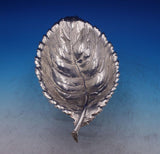 Buccellati Gianmaria Italian Sterling Silver Dish Oak Leaf Jagged Form (#7029)