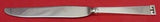 Chinese Key by Allan Adler Sterling Silver Modernism Dinner Knife Solid 9 5/8"