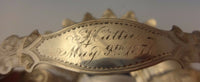 Medallion by Albert Coles Coin Silver Basket Brite-Cut w/Applied Feet (#0154)