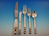 Acorn by Georg Jensen Sterling Silver Flatware Set For 8 Service 40 Pieces