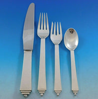 Pyramid by Georg Jensen Sterling Silver Flatware Set 12 Service 72 pieces Dinner