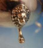 Sterling Silver Sugar and Creamer Set 2pc with 3-D Lion Face / Feet (#2506)