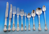 Buckingham by Gorham Sterling Silver Flatware Set for 12 Service 125 pcs Dinner