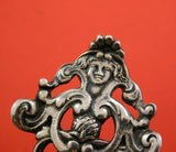 Gorham Sterling Silver Bon Bon Server with Flowers Winged Cherubs #588 6 1/4"